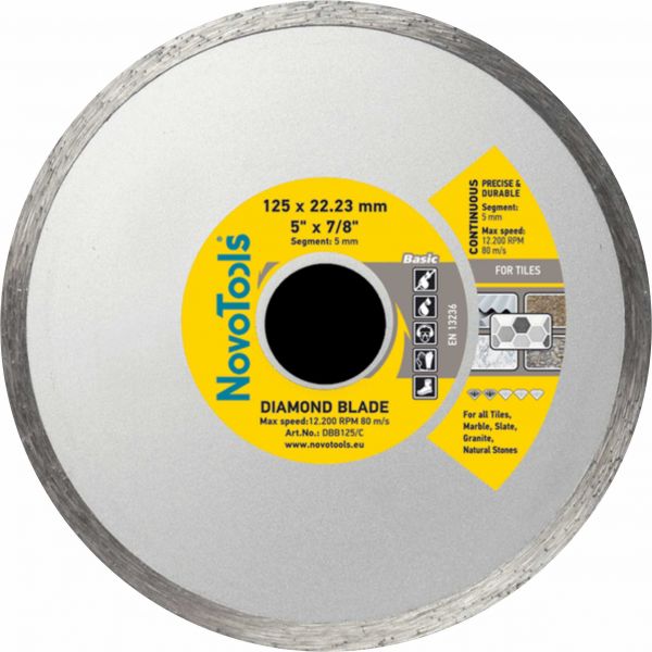 Алмазний круг LevTools 125*5*22,23 Плитка арт.152-125-SD