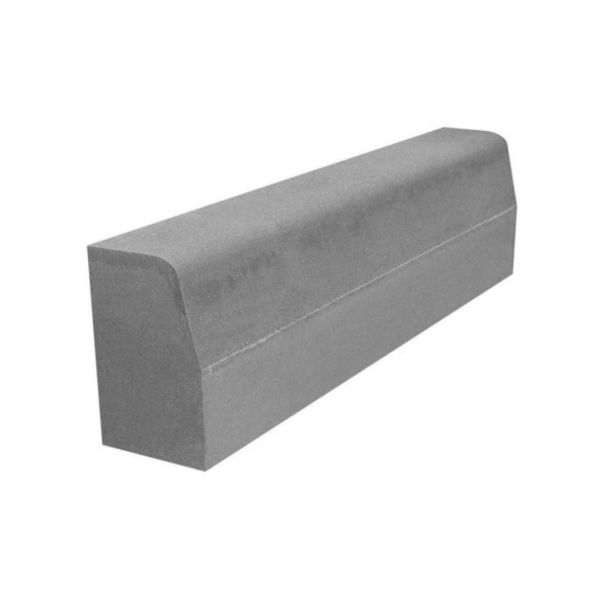 Бордюр дорожній двошаровий (Сірий, L100 w15  h30)