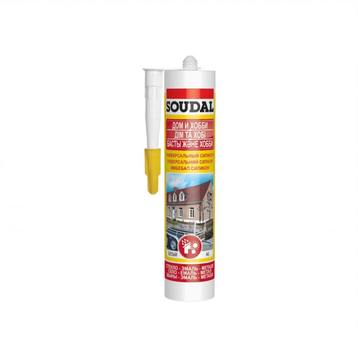 Герметик силіконовий SOUDAL універ.прозорий 300мл