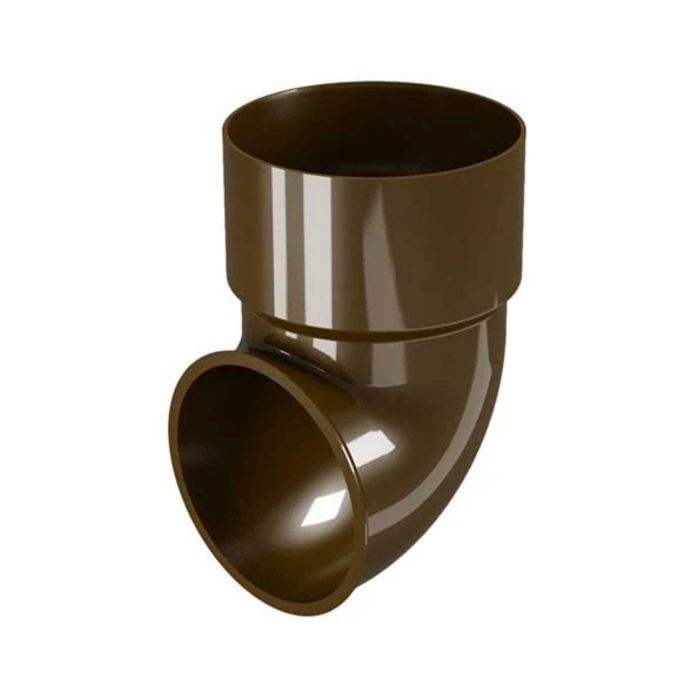 Зливне коліно DEVOREX Rainpipe 80 коричневий