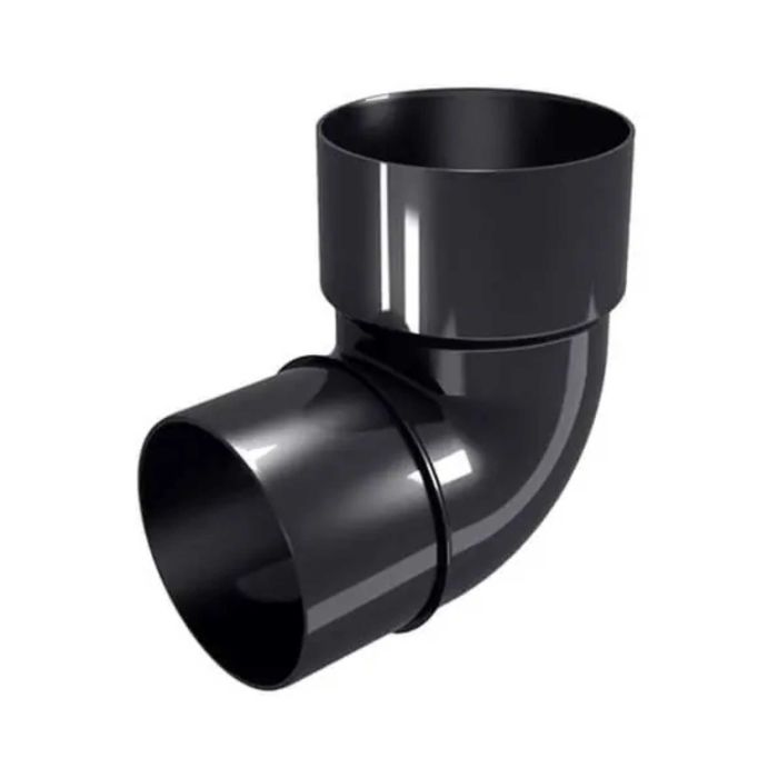 Коліно труби 87° DEVOREX Rainpipe 80 графіт