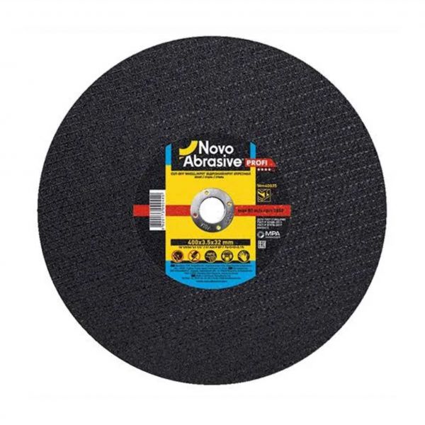 Круг відрізний д/мет.  NOVOABRASIVE 400х3,5
