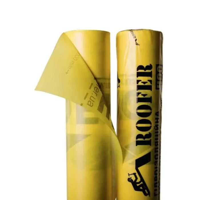 Мембрана ROOFER H80/70 гідроізоляційна (70м2) жовтий 80 г/м2
