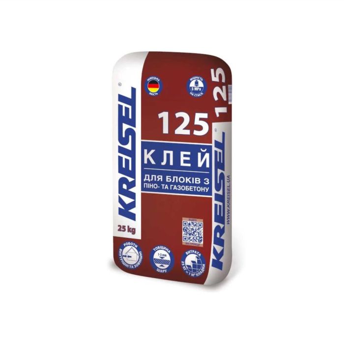 Мурувальна суміш_125 Для блоків (25 кг)_KREISEL
