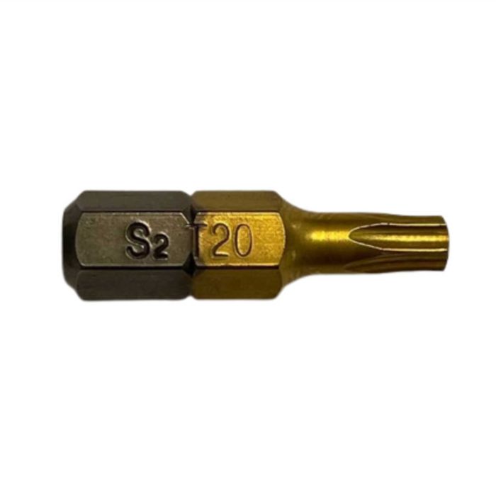 Насадка T20*25мм 1/4" S2 Титан арт.500-052