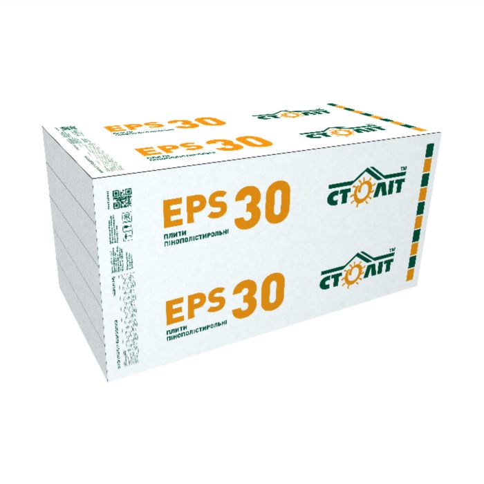 Плити зі спіненого полістиролу ТМ СТОЛІТ - EPS 30 (1000х1000х 50)