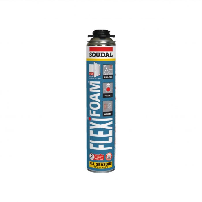 Піна монтажна еластична FLEXIFOAM SOUDAL 750мл пистолет
