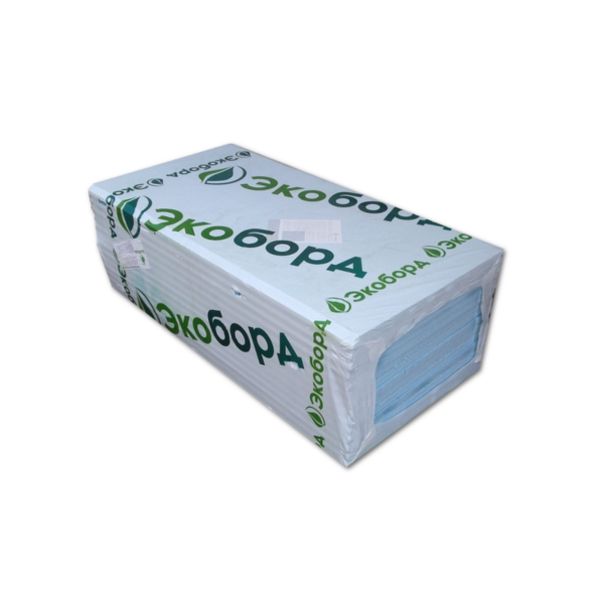 Пінополістирол XPS Екоборд  600x1200x 10 (0,72м2) 42шт/уп