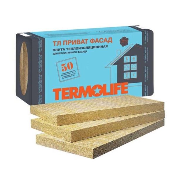 Утепл Термолайф ПРИВАТ Фасад 115 100х600х1000мм (1,2м2)