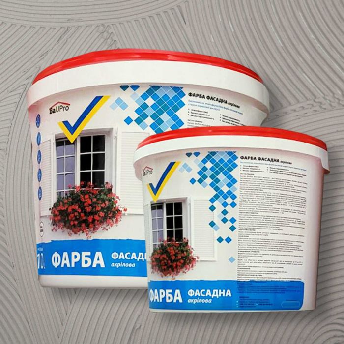Фарба BauPRO фасадна акрилова 14кг