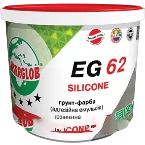 Адгезионая эмульсия (грунт-краска) «EG-62 silicone» силиконовая  5л
