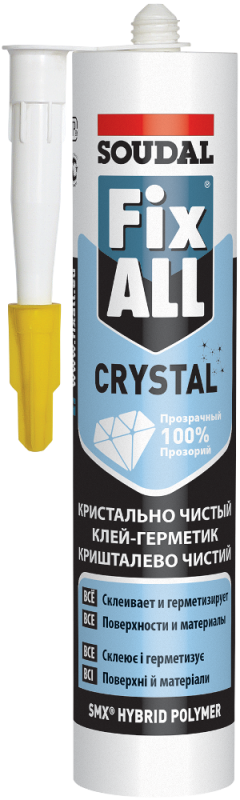 Герметик/Клей FIX ALL кристал 290 мл