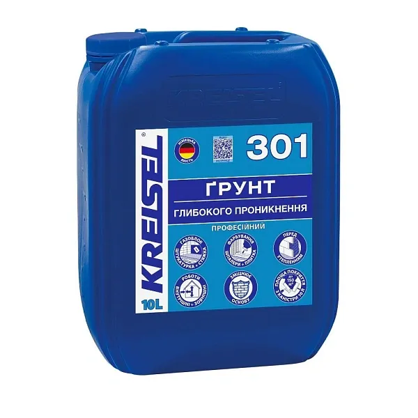 Грунтовка_301/10 Грунтовка глубокого проникнення TIEFGRUND-LMF (кан.10л)_KREISEL