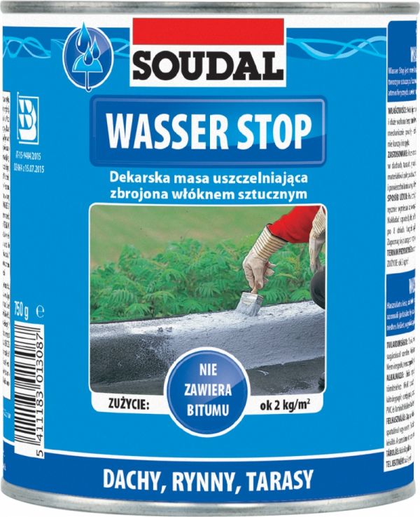 Мастика д/покрівлі Wasser Stopp 750мл
