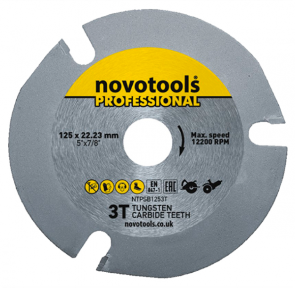 Пильний диск NovoTools Professional 125 х 22,23 ЗТ