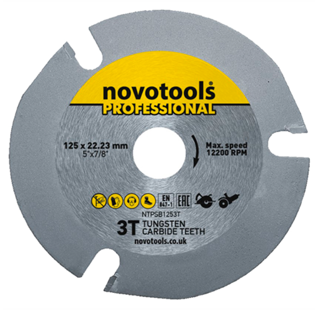 Пильний диск NovoTools Professional 125 х 22,23 ЗТ