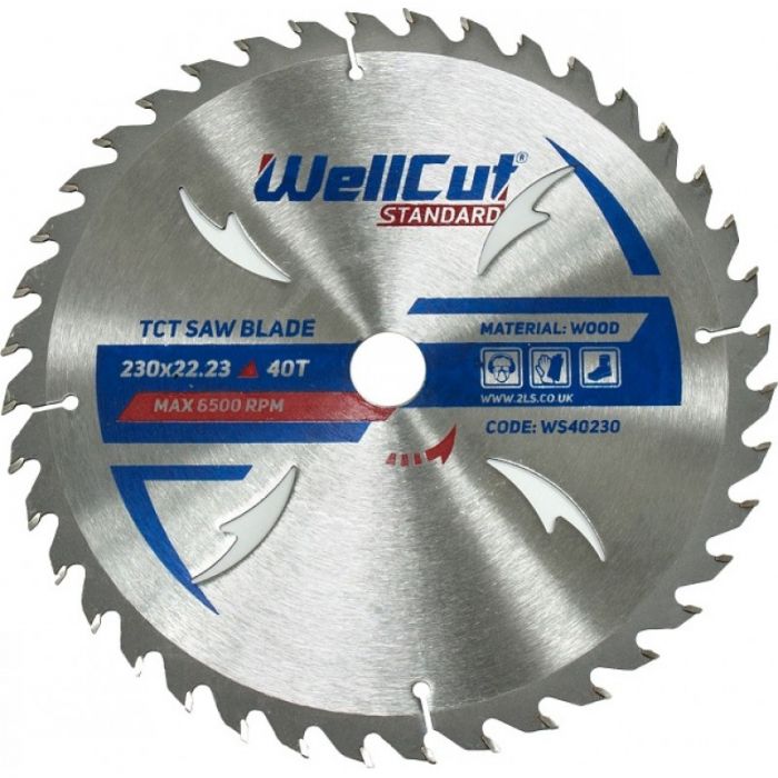 Пильний диск WellCut Standart 230х22,23 40Т