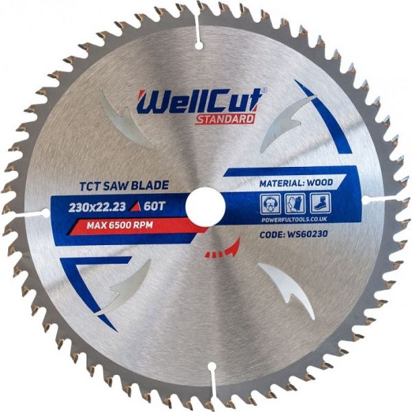 Пильний диск WellCut Standart 230х22,23 60Т