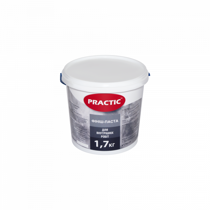 Шпаклівка полімерна Фініш-паста PRACTIC 1.7кг