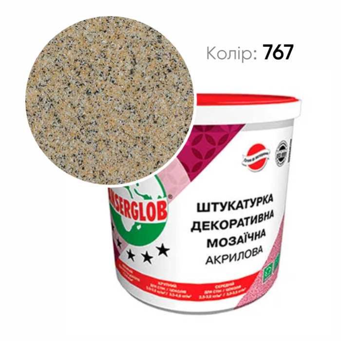 Штукатурка декоративная акриловая мозаичная  25кг (№767)