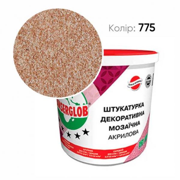 Штукатурка декоративная акриловая мозаичная   5кг (№775)