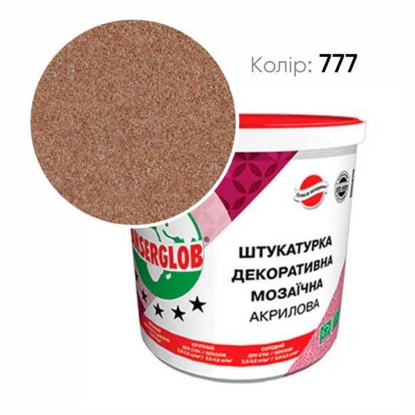 Штукатурка декоративная акриловая мозаичная  25кг (№777)