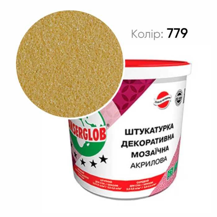 Штукатурка декоративная акриловая мозаичная  25кг (№779)