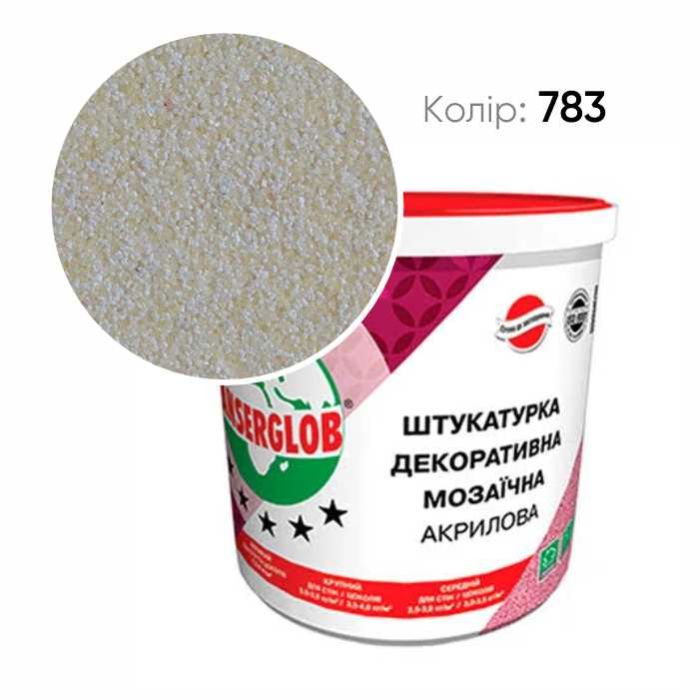 Штукатурка декоративная акриловая мозаичная  25кг (№783)