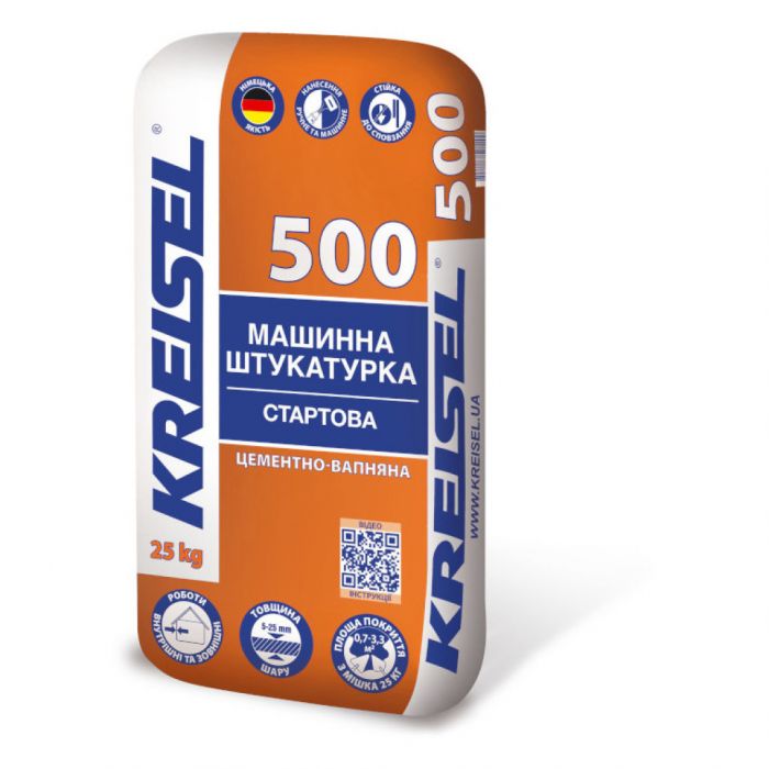 Штукатурка_500 Цем.-вап.маш.нанес. (25 кг)_KREISEL