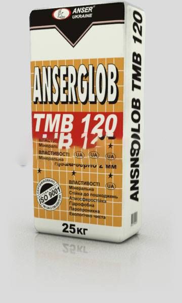 Смесь декор. минерал. «TMB-120»«Камешковая» (белая 1,5) 25кг