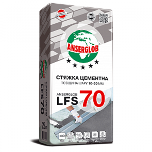 Стяжка цементная «LFS-70» (10-60мм)25кг