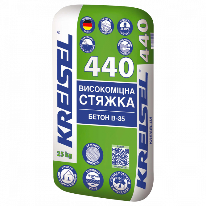 Стяжка_440 Високоміцна 20-80 мм (25 кг)_KREISEL