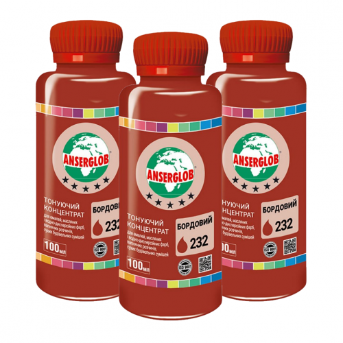 Тонуюча паста ANSERGLOB Tint F (Бордовий)