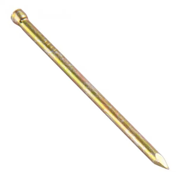 Цвях столярний, DIN 1152, жовтий цинк, 1,2 x 25