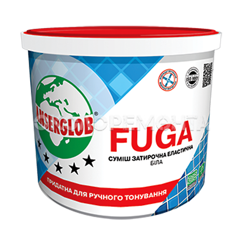 Затирка для плитки FUGA белая 1кг
