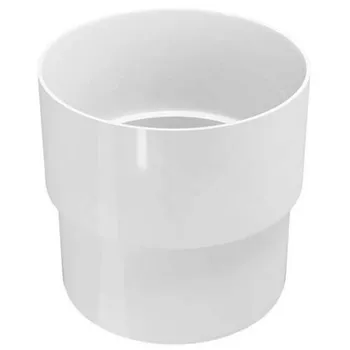 З'єднувач труб DEVOREX Rainpipe 80 білий